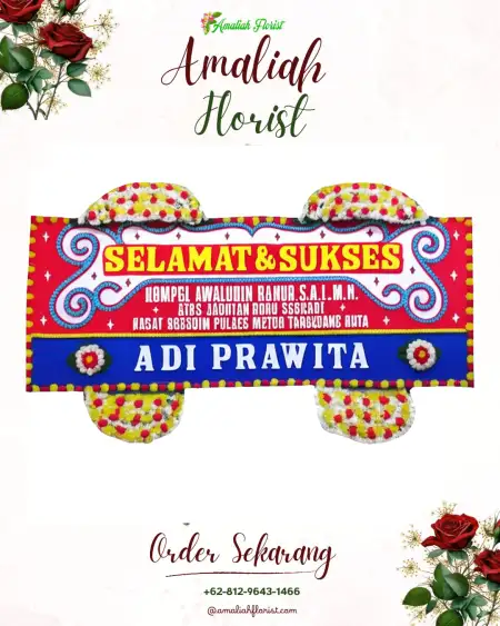 Papan Bunga Ucapan Selamat Lirung