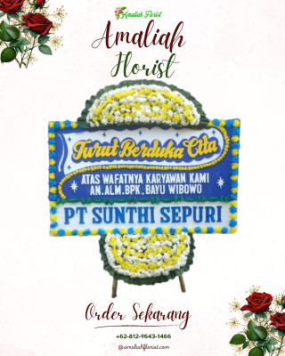 Papan Bunga Duka di Lirung